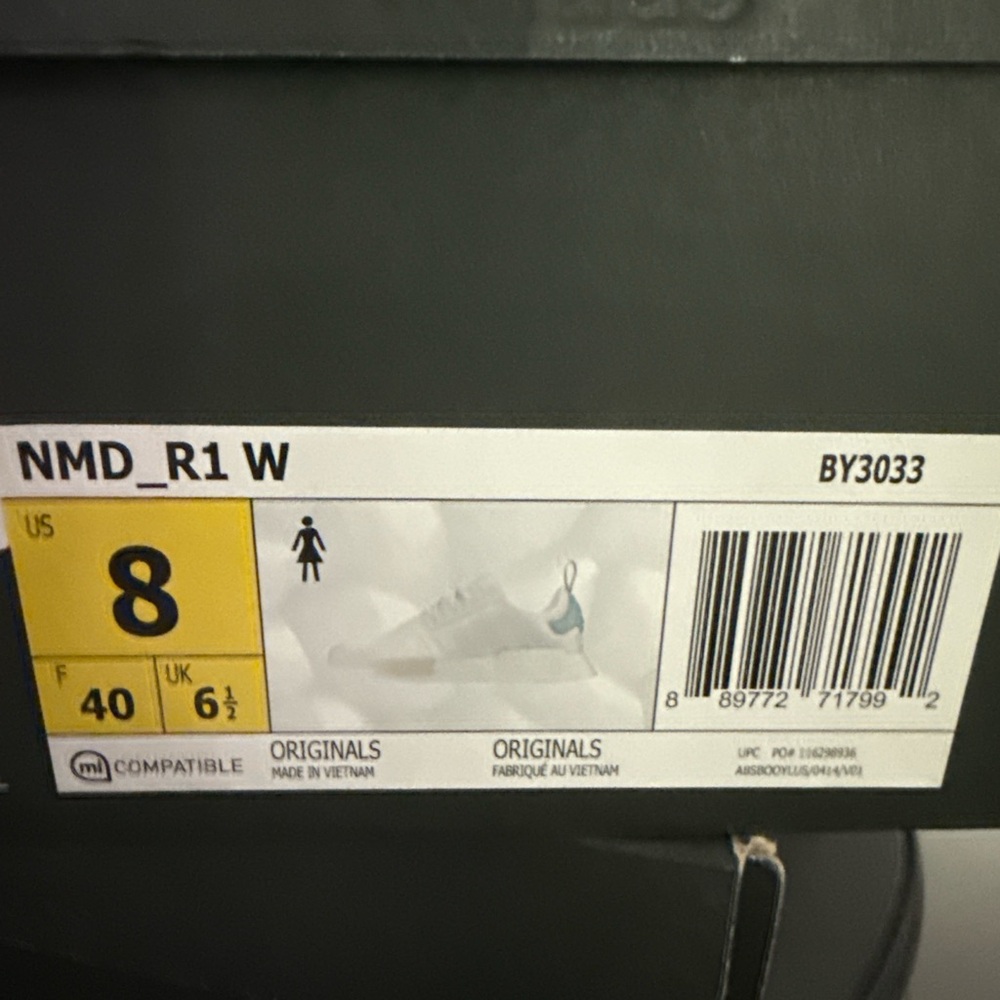 Adidas NMD_R1 W - White with Blue Highlights